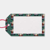 メリークリスマス!ハッピーサンタファーザークリスマスパターン ギフトタグ (裏面横)