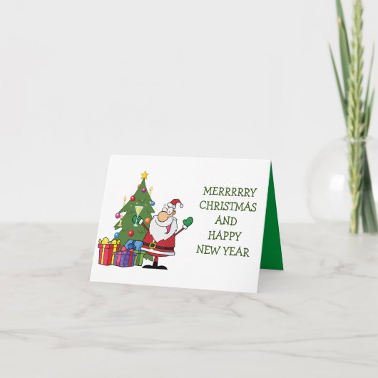 メリークリスマス/ハッピーニューイヤーカード カード (正面)