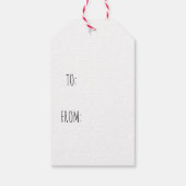 メリークリスマス&ハッピーニューイヤーギフトラベル ギフトタグ (裏面)