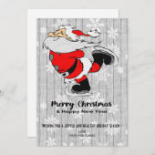 メリークリスマス&ハッピーニューイヤーグリーティングカード シーズンカード (正面/裏面)