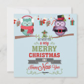 メリークリスマス/ハッピーニューイヤーズ シーズンカード (裏面)