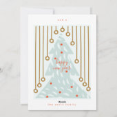 メリークリスマス ハッピーニューイヤーパステルツリー シーズンカード (裏面)