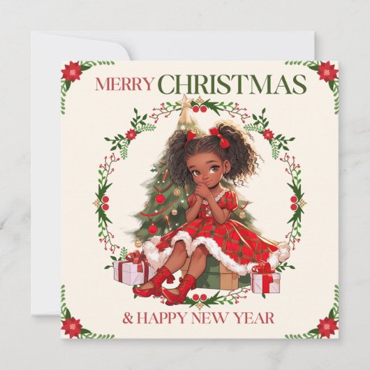メリークリスマス&ハッピーニューイヤーブラックガール魔法 (正面)