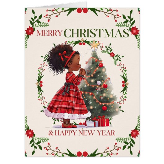 メリークリスマス&ハッピーニューイヤーブラックガール魔法 (正面)