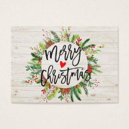 メリークリスマス&ハッピーニューイヤーホリデーグリーティング