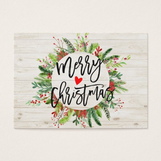 メリークリスマス&ハッピーニューイヤーホリデーグリーティング (正面)