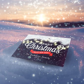 メリークリスマス&ハッピーニューイヤーホリデーグリーティング シーズンポストカード