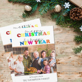 メリークリスマス&ハッピーニューイヤー写真 シーズンカード