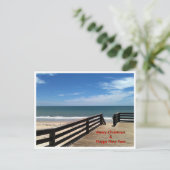 メリークリスマス&ハッピーニューイヤー博物館ザズル シーズンポストカード (スタンド正面)