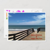 メリークリスマス&ハッピーニューイヤー博物館ザズル シーズンポストカード (正面/裏面)