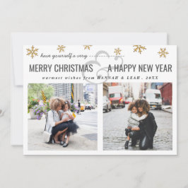 メリークリスマス&ハッピーニューイヤー脚本2枚 シーズンカード