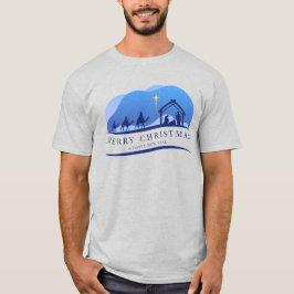 メリークリスマス&ハッピーニューイヤー降誕の場面 Tシャツ