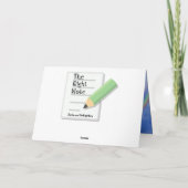 メリークリスマス&ハッピーニューイヤー飛んでいるトナカイ シーズンカード (裏面)