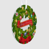 メリークリスマス&ハッピーニューイヤー! オーナメント (正面)