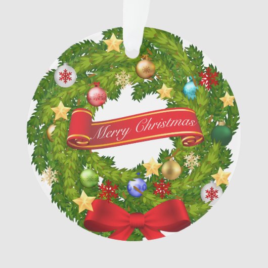 メリークリスマス&ハッピーニューイヤー! オーナメント (正面)