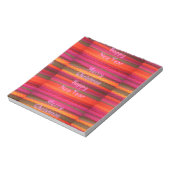 メリークリスマス ハッピーニューイヤー キャンバス カラー デザイン ノートパッド (回転)