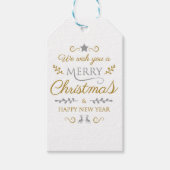 メリークリスマス&ハッピーニューイヤー ギフトタグ (正面)