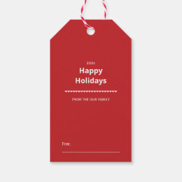 メリークリスマス＆ハッピーニューイヤー ギフトタグ