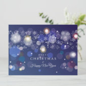 メリークリスマス&ハッピーニューイヤー!クリスマスブルーカード (スタンド正面)