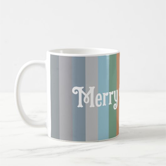 メリークリスマス＆ハッピーニューイヤー！ コーヒーマグカップ (左)
