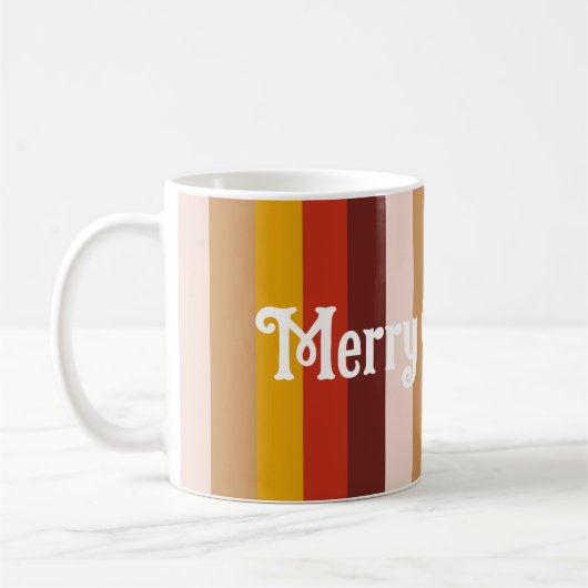 メリークリスマス＆ハッピーニューイヤー！ コーヒーマグカップ (左)