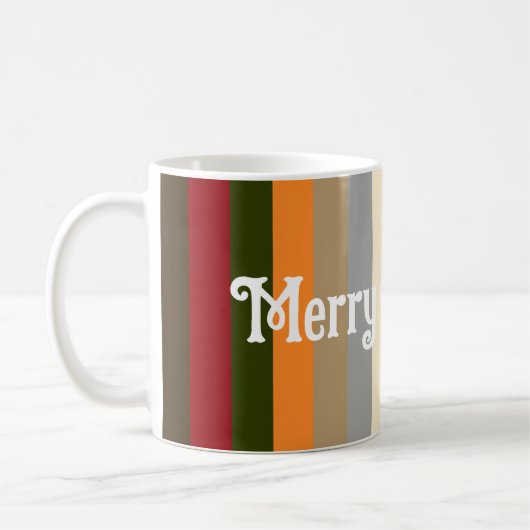 メリークリスマス＆ハッピーニューイヤー！ コーヒーマグカップ (左)