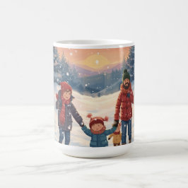 メリークリスマス＆ハッピーニューイヤー コーヒーマグカップ