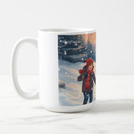 メリークリスマス＆ハッピーニューイヤー コーヒーマグカップ