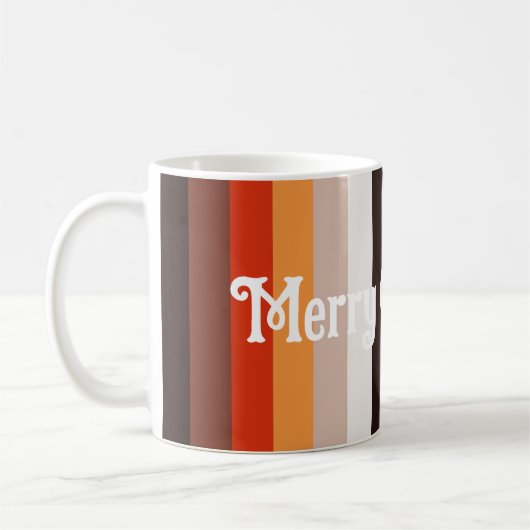メリークリスマス&ハッピーニューイヤー! コーヒーマグカップ (左)