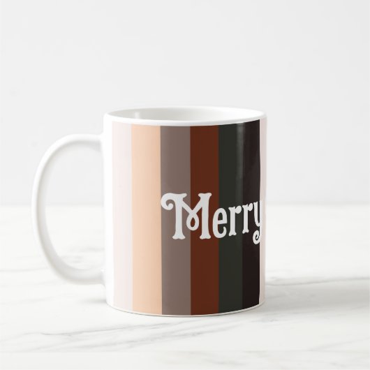 メリークリスマス&ハッピーニューイヤー! コーヒーマグカップ (左)