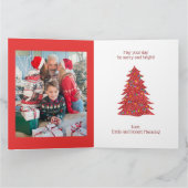 メリークリスマス&ハッピーニューイヤー サンキューカード (内部)