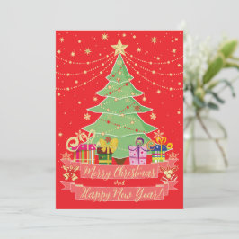 メリークリスマス&ハッピーニューイヤー シーズンカード