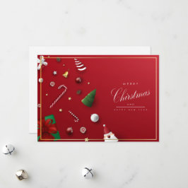 メリークリスマス&ハッピーニューイヤー シーズンカード