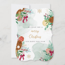 メリークリスマス&ハッピーニューイヤー シーズンカード