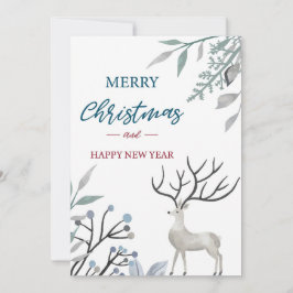 メリークリスマス&ハッピーニューイヤー シーズンカード