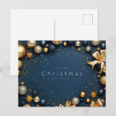 メリークリスマス&ハッピーニューイヤー シーズンポストカード (正面/裏面)