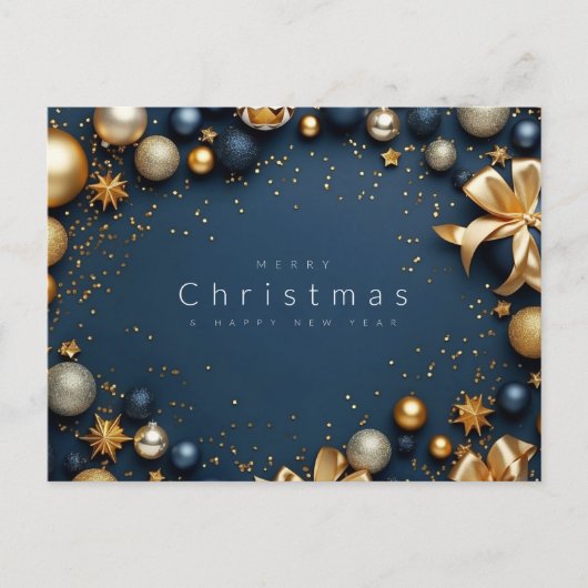 メリークリスマス&ハッピーニューイヤー シーズンポストカード (正面)