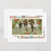 メリークリスマス&ハッピーニューイヤー シーズンポストカード (正面/裏面)