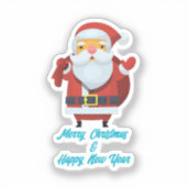 メリークリスマス＆ハッピーニューイヤー シール (正面)