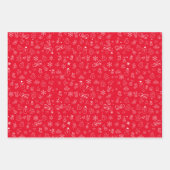 メリークリスマス&ハッピーニューイヤー！スコットランドパターン ラッピングペーパーシート (正面2)