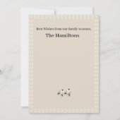 メリークリスマス ハッピーニューイヤー スリッパー カード (裏面)