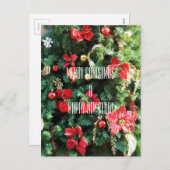 メリークリスマス&ハッピーニューイヤー,ツリー シーズンポストカード (正面/裏面)