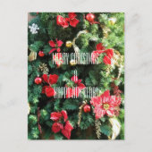 メリークリスマス&ハッピーニューイヤー,ツリー シーズンポストカード (正面)