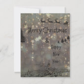 メリークリスマス&ハッピーニューイヤー ノートカード (正面)