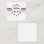 メリークリスマス&ハッピーニューイヤー – ホリデーカード ノートカード (正面/裏面)