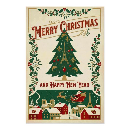 メリークリスマス＆ハッピーニューイヤー ポスター (正面)