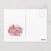 メリークリスマス&ハッピーニューイヤー ポストカード (裏面)