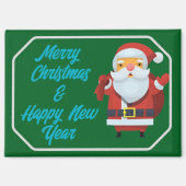 メリークリスマス&ハッピーニューイヤー マグネット (正面)
