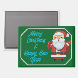 メリークリスマス＆ハッピーニューイヤー マグネット