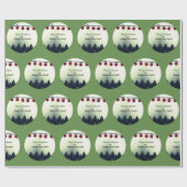 メリークリスマス&ハッピーニューイヤー ラッピングペーパー (フラット)